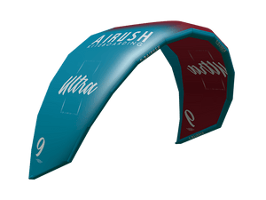 AIRUSH ULTRA V4 RED AND TEAL 10 - KITE ONLY