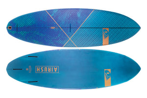 2018 AIRUSH AMP II - 5'8" ACTIVE CARBON - (FINS AND PADS SOLD SEPARATELY)